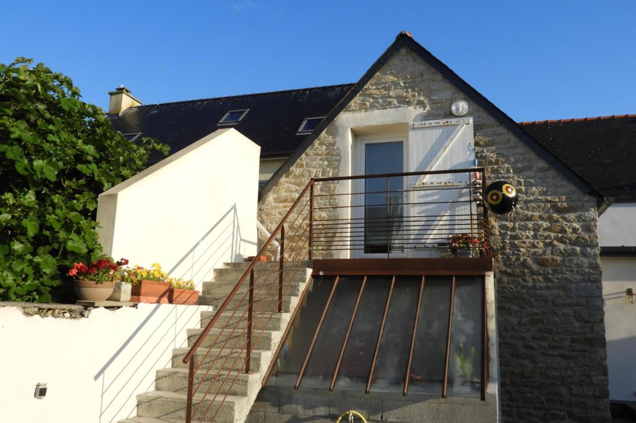 Bed and Breakfast Les Volets Bleus Saint-Guénolé Exteriér fotografie