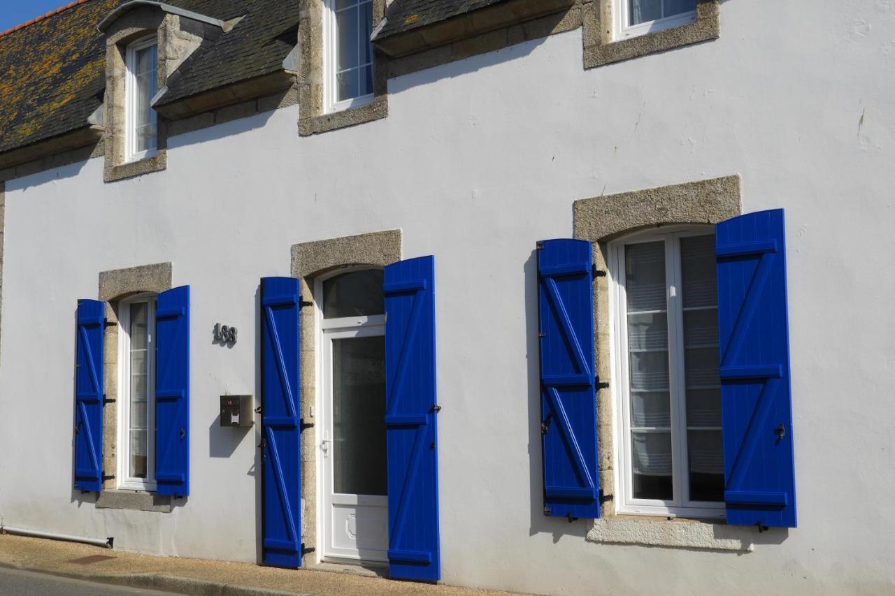 Bed and Breakfast Les Volets Bleus Saint-Guénolé Exteriér fotografie